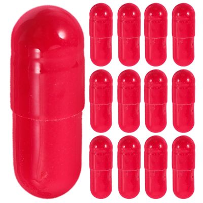 HEALEEP 24pcs Fake Blood Pill Vampire Capsules, Halloween Horror Funny Trick Props for Makeup Fancy Dress Party Trick Favors
