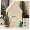 BESPORTBLE 10pcs Unfinished Wooden Peg Dolls DIY Craft Kit for Christmas Tree Ornaments Natural Wood Doll Decoration for Painting and Home Decor view 4