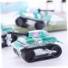 Toyvian 5Pcs Iron Tank Wind Up Cartoon Clockwork Retro Style for Early Education Creativity Development view 4