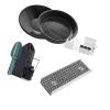 Fafeicy 12 Inch Portable Gold Panning Trough Prospecting Kit with Backpack, Aluminum Alloy Sluice Box for Rivers and Creeks view 1
