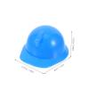ABOOFAN 10Pcs Mini Plastic Safety Helmets Construction Hats for Dolls Creative Sturdy Hard Caps Party Decor Accessories in Blue view 2