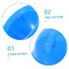 ABOOFAN 10Pcs Mini Plastic Safety Helmets Construction Hats for Dolls Creative Sturdy Hard Caps Party Decor Accessories in Blue view 3
