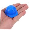 ABOOFAN 10Pcs Mini Plastic Safety Helmets Construction Hats for Dolls Creative Sturdy Hard Caps Party Decor Accessories in Blue view 4