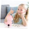 Beaupretty 10pcs Round Rubber Saving Bank Plugs Replacement Smooth Edges Piggy Bank Stopper Covers Black Secure Coin Saving Box Stoppers view 4