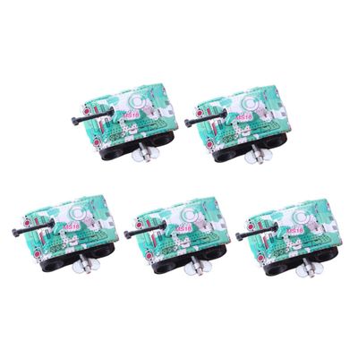 TOYANDONA 5Pcs Iron Retro Tank Clockwork Wind Up Tanks for Vintage Style Educational Desktop Models for Boys and Creative Play