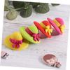 Abaodam 15Pcs Cartoon Straw Hat Erasers for School Students Portable Adorable Novelty Erasers with Fine Workmanship Safe and Easy to Use Stationery Gift view 4