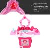 Kids Makeup Kit Multifunctional Adjustable Pull Rod Large Capacity Pretend Cosmetic Set for Baby Girl view 3