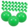 FRCOLOR 50pcs Green Plastic Lottery Balls Openable Raffle Game Balls for Party Supplies and Drawing Activities view 1