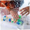 FRCOLOR 50pcs Green Plastic Lottery Balls Openable Raffle Game Balls for Party Supplies and Drawing Activities view 4
