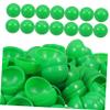 SKISUNO 50pcs Openable Plastic Lottery Balls Bright Green Raffle Game Supplies PVC Party Spheres for Celebrations Events and Surprise Fillings view 1