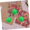 SKISUNO 50pcs Openable Plastic Lottery Balls Bright Green Raffle Game Supplies PVC Party Spheres for Celebrations Events and Surprise Fillings view 3