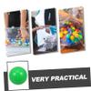 SKISUNO 50pcs Openable Plastic Lottery Balls Bright Green Raffle Game Supplies PVC Party Spheres for Celebrations Events and Surprise Fillings view 4