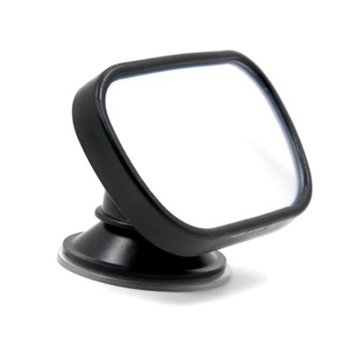 ASAKKURA Adjustable Car Mirror for Rear Seat Clip and Suction Mount Tough Abs Material Rotation for View Easy Installation for Safe Driving