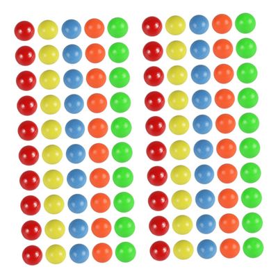 Healifty 100pcs Plastic Counting Balls for Probability Learning Educational Math Lightweight Solid Plastic in Bright Colors for Hands Learning and Play