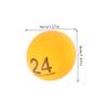 Healifty 60PCS Seamless Plastic Lottery Balls Colored Entertainment Game Balls for Party Raffles Bingo Drawings Home Use view 2