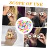 Healifty 60PCS Seamless Plastic Lottery Balls Colored Entertainment Game Balls for Party Raffles Bingo Drawings Home Use view 4
