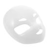 BESPORTBLE White Full Face Mask for Halloween Masquerade Parties Realistic DIY Blank Costume Prop Multipurpose Plastic Mask for Cosplay Roleplaying Events view 1