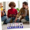 BESPORTBLE Domino Holder and Playing Card Base Rack Organizer for Board Games Minimalist Design Easy to Stand for Adults and Seniors view 3