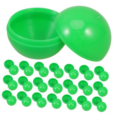 TOYANDONA 50pcs Openable Plastic Lottery Balls PVC Raffle Game Spheres for Party Supplies Sweepstake Activities Event Entertainment Reusable and Lightweight