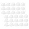 ABOOFAN 40Pcs Mini Construction Hats for Dolls Plastic Safety Helmets Party Supplies Decorative Hard Hat Accessories for Doll Dress Up and Birthday Decorations White view 1