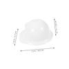 ABOOFAN 40Pcs Mini Construction Hats for Dolls Plastic Safety Helmets Party Supplies Decorative Hard Hat Accessories for Doll Dress Up and Birthday Decorations White view 2