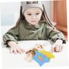 BESPORTBLE 3pcs Cartoon Bear Doll Clothes Handmade Woolen Yarn Sweaters Soft Breathable Reusable Replacement Accessories for Dolls Random Color view 4