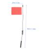 SKISUNO Metal Rc Climbing Car Antenna with Red Flag Lightweight Simulation Signal Pole Easy to Install Rc Car Part and Decor for Crawler Model view 2
