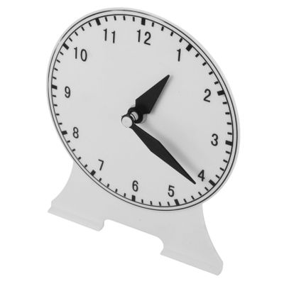 GALPADA Hand Non Link Clock Model for Learning Telling Analog Teaching Aid with Clear Hour Markings Educational Tool for Early Skills Development Random Color