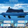vnmudzeo Electric Inflatable Motorboat,500 W 700 W Removable Thruster,Summer Kayak Paddle Board Swim Party Toy,for Water Sports Enthusiasts Motorboat+500W16AThruster view 2