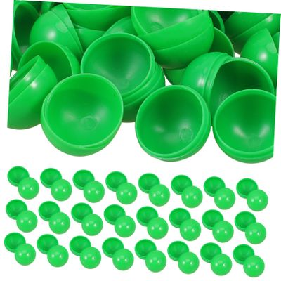 Healifty 50pcs Openable Lottery Balls for Raffle Draws Small Lightweight Plastic Game Props for Parties Events Celebrations with Bright Fade Resistant Color