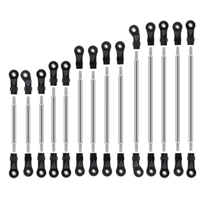 Compatible with Traxxas for TRX6 G63 1/10 RC Car Upgrade Parts Accessories 14pcs Stainless Steel Links Linkage Pull Rod Rod End RC Assortment