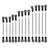 Compatible with Traxxas for TRX6 G63 1/10 RC Car Upgrade Parts Accessories 14pcs Stainless Steel Links Linkage Pull Rod Rod End RC Assortment view 1