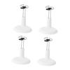 4pcs Portable Bear Stand Doll Bracket Support White Storage Rack for Dolls and Models Home Display Organizer view 1