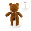 4pcs Portable Bear Stand Doll Bracket Support White Storage Rack for Dolls and Models Home Display Organizer view 4