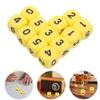 BESPORTBLE 12Pcs Number Dice 0-5 for Math Learning Board Games Teaching Tools Lightweight Game Props for Family Gatherings and Classroom Use view 4