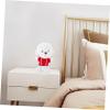 LALADEFIEE Bear Plush Clothes Soft Hoodie for Small Stuffed Animals Interchangeable Doll Outfit in Solid Red Easy Clean Plush Bear Shirt for Dolls Creative Play Accessory view 4