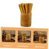 KONTONTY Chinese Divination Game Set Sticks with Bucket Hexagram Fortune Sticks Lightweight Portable Spiritual Prop for Home Temple Office Entertainment view 2
