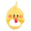 Beaupretty Plush Chick Mask Hat Cute Animal Headgear for Cosplay Party Dress Up Costume with Bright Color and Soft Material Photo Shoot Prop view 1