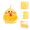 Beaupretty Plush Chick Mask Hat Cute Animal Headgear for Cosplay Party Dress Up Costume with Bright Color and Soft Material Photo Shoot Prop view 2