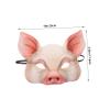 Abaodam Pink Half Face Lightweight Animal Masquerade Costume for Halloween Carnival Party Fancy Dress Ball Unisex Festival Accessory view 2