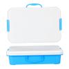 BESPORTBLE 2pcs Portable Sand Tray with Lid Sandbox Storage Box for Outdoor Play Abs Material Easy Carry Sand Organizer for Beach and Backyard Activities view 1