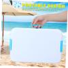 BESPORTBLE 2pcs Portable Sand Tray with Lid Sandbox Storage Box for Outdoor Play Abs Material Easy Carry Sand Organizer for Beach and Backyard Activities view 2