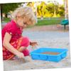 BESPORTBLE 2pcs Portable Sand Tray with Lid Sandbox Storage Box for Outdoor Play Abs Material Easy Carry Sand Organizer for Beach and Backyard Activities view 4