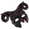 BRIGHTFUFU Ox Horn Dark Red PU Material Lightweight Scary Halloween Costume Accessory Photo Props for Carnival Party Cosplay view 1