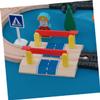 HONMEET Train Track Railing Barrier DIY Model for Railway Accessories Realistic Railroad Road Block Plaything Sturdy Decorative Barrier for Interactive Scene Building and Playtime view 4