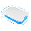 Beaupretty 2pcs Portable Sand Tray with Lid and Handle for Sandbox Storage Large Capacity Abs Containers for Outdoor Beach and Backyard and Organizer view 2