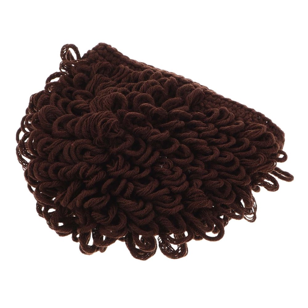 BESPORTBLE Funny Wig Hat with Elastic Pullover Soft Yarn Warm Knit Cap for Boys and Boy Girl Months Winter Cold Weather Head Circumference Cozy Wig Hat for Costume Cosplay