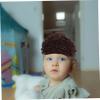 BESPORTBLE Funny Wig Hat with Elastic Pullover Soft Yarn Warm Knit Cap for Boys and Boy Girl Months Winter Cold Weather Head Circumference Cozy Wig Hat for Costume Cosplay view 3