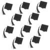 IMIKEYA 10pcs Mini Graduation Cap Bottle Toppers with Black Tassels Decorative Wine Bottle Caps Cover for Graduation Party Lightweight and Easy to Use Celebration Accessories view 1