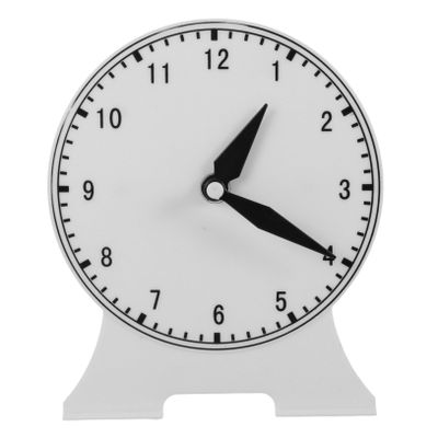 ibasenice Hour Hand Non Link Clock Model Educational School Teaching Prop for Learning Coordination Skills Random Color